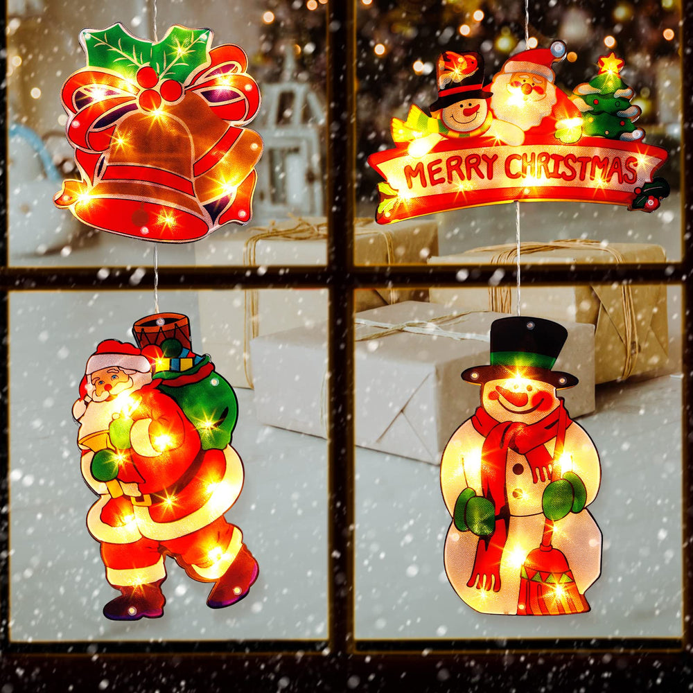 Mudder front packaging showing all four lighted window decorations and quick benefit