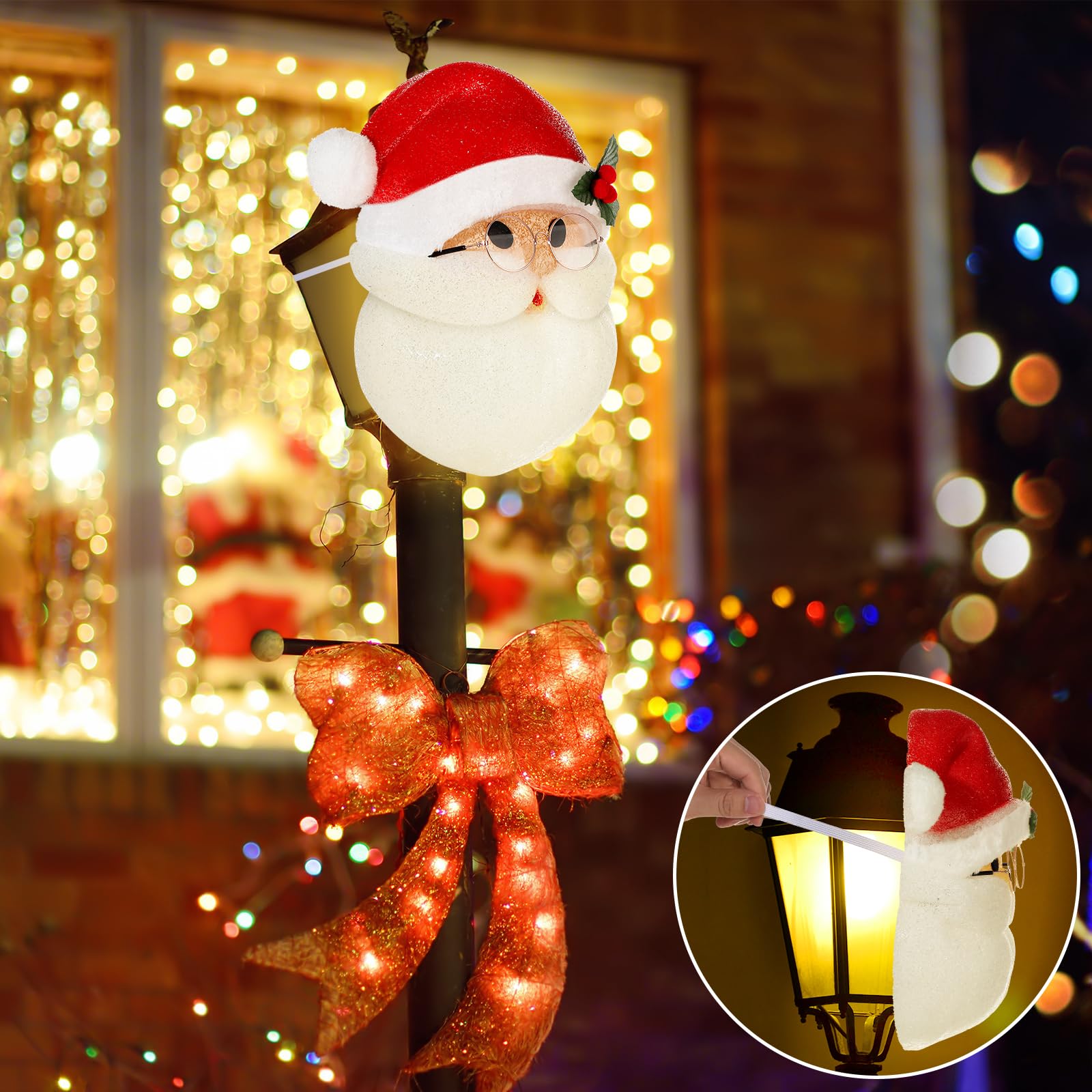 Mudder Santa used indoors as festive party or tabletop decoration