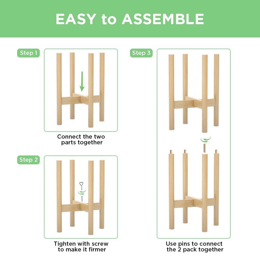 MUDEELA screws and pins detail for quick secure assembly benefit