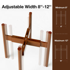 MUDEELA close-up of adjustable top ring demonstrating secure pot support