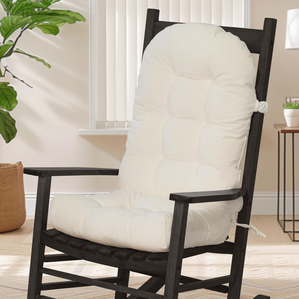 mudilun front view cushion on chair showing full coverage and comfort
