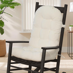 mudilun front view cushion on chair showing full coverage and comfort