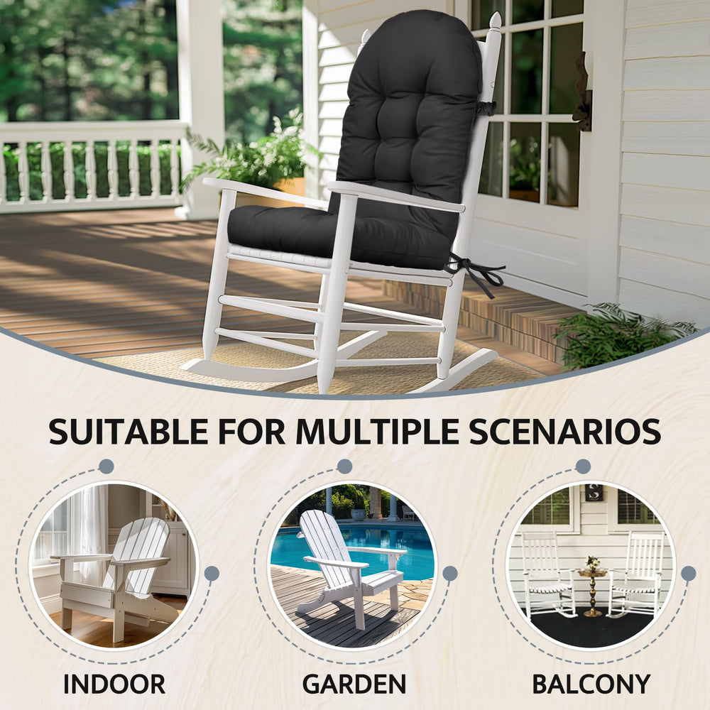 mudilun side view showing 4-inch seat thickness for plush comfort