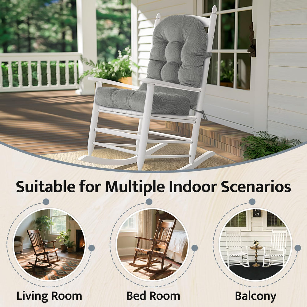 mudilun tufting and double-stitched seams for long-lasting durability