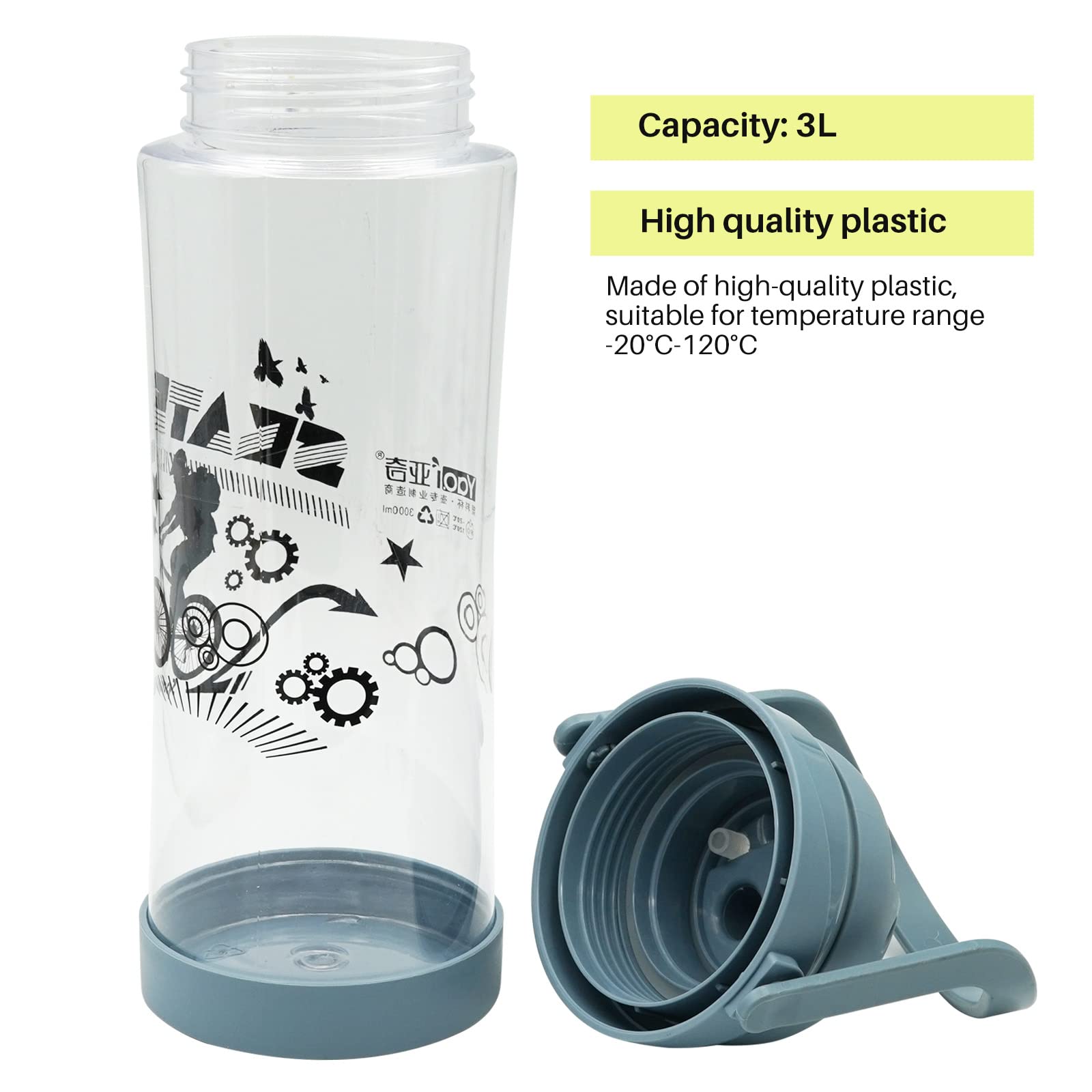 MUDUOBAN 3L collection jar transparency for easy milk level checks and inspection