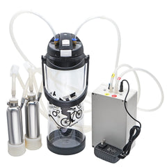 MUDUOBAN front view milking machine showing compact portable design benefit