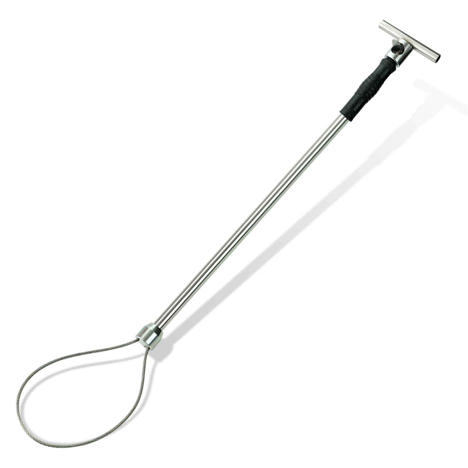 MUDUOBAN front view of catcher pole showing full-length reliable design