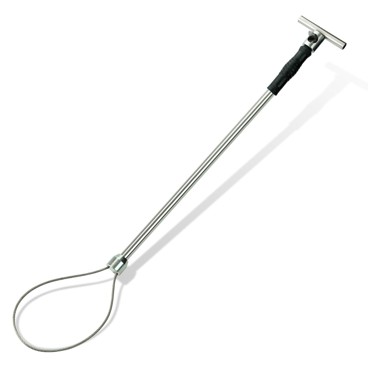 MUDUOBAN front view of catcher pole showing full-length reliable design