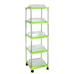 MUDUOBAN front view of assembled sprouter showing compact vertical design and space savings