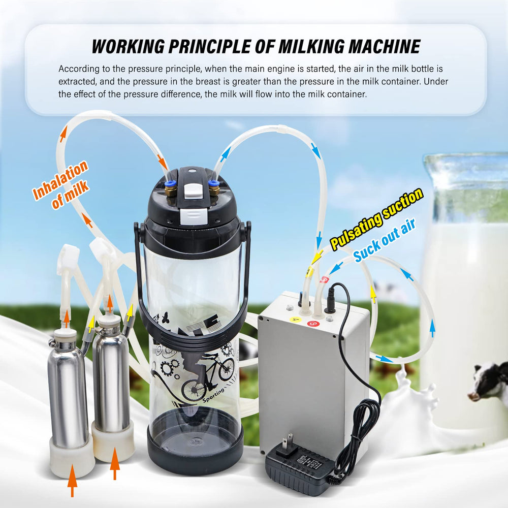 MUDUOBAN pulsation vacuum pump closeup demonstrating adjustable suction benefit