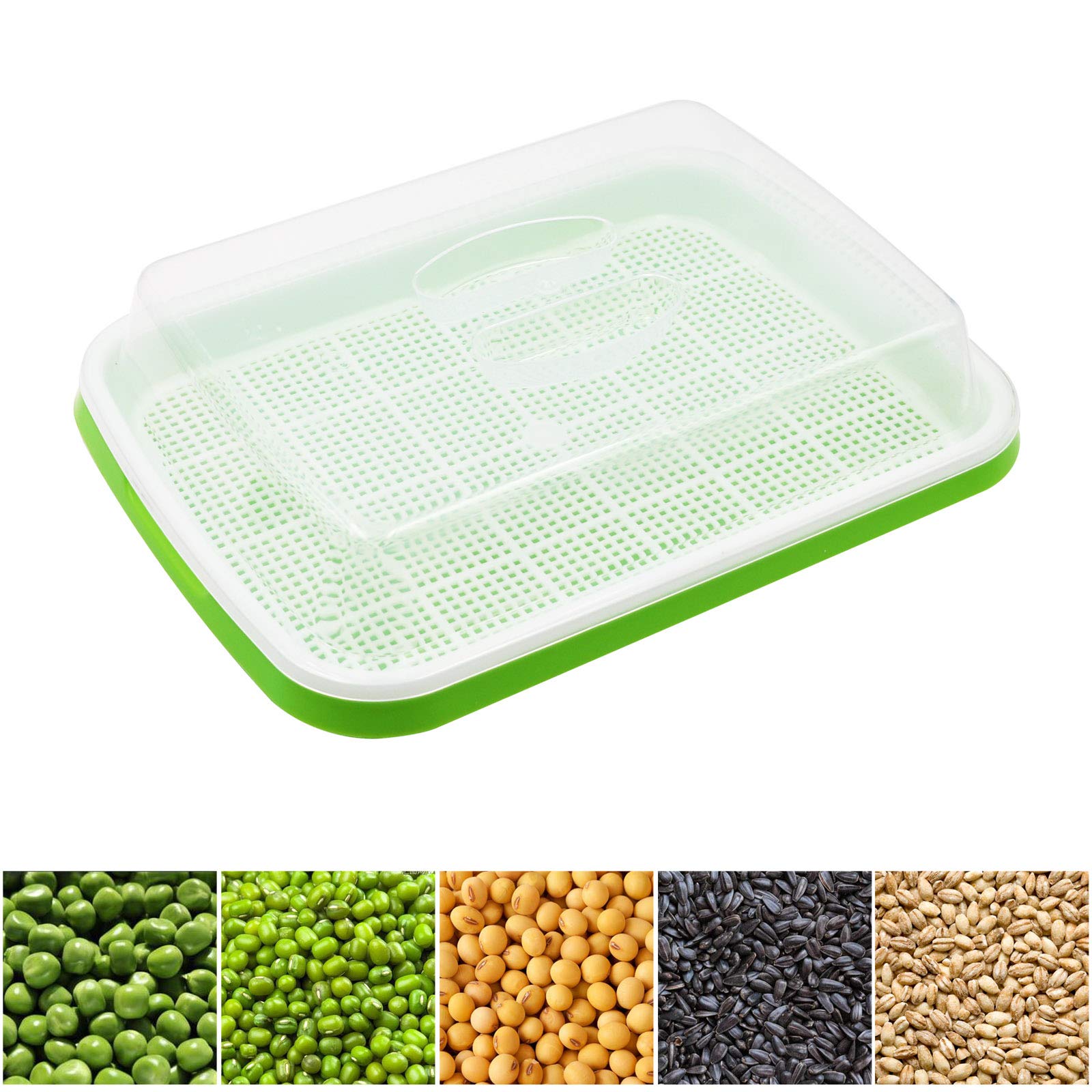 MUDUOBAN stainless steel shelf supporting five trays for stable, durable vertical growing