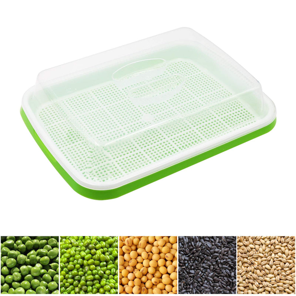 MUDUOBAN stainless steel shelf supporting five trays for stable, durable vertical growing