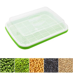 MUDUOBAN stainless steel shelf supporting five trays for stable, durable vertical growing