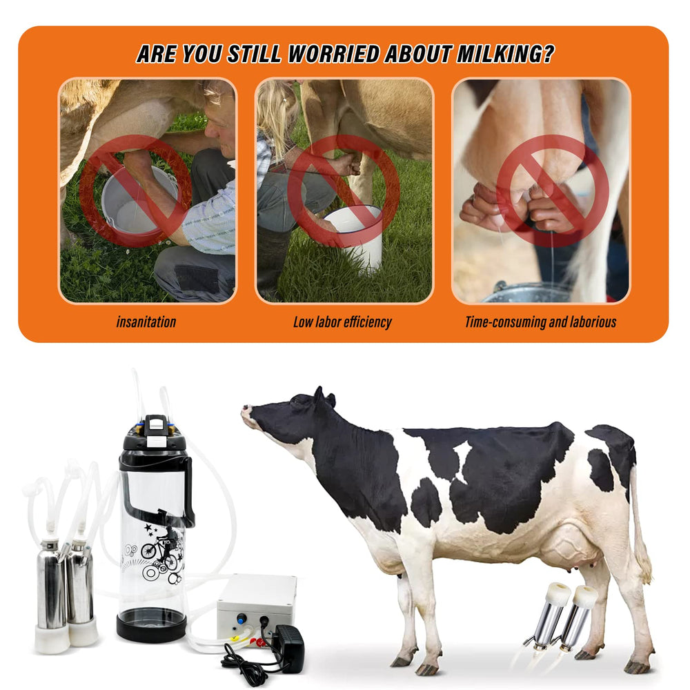 MUDUOBAN stainless-steel teat cups close-up for hygienic gentle milking benefit