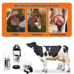 MUDUOBAN stainless-steel teat cups close-up for hygienic gentle milking benefit