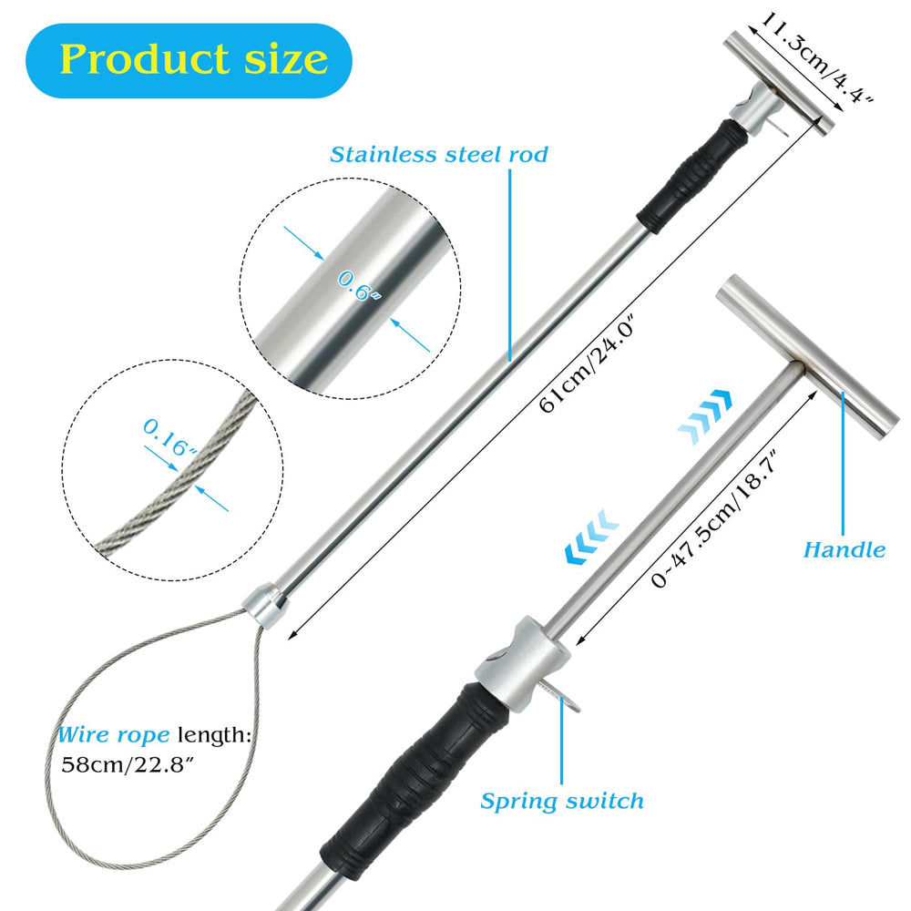 MUDUOBAN T-shaped handle detail for easier one-handed tension control