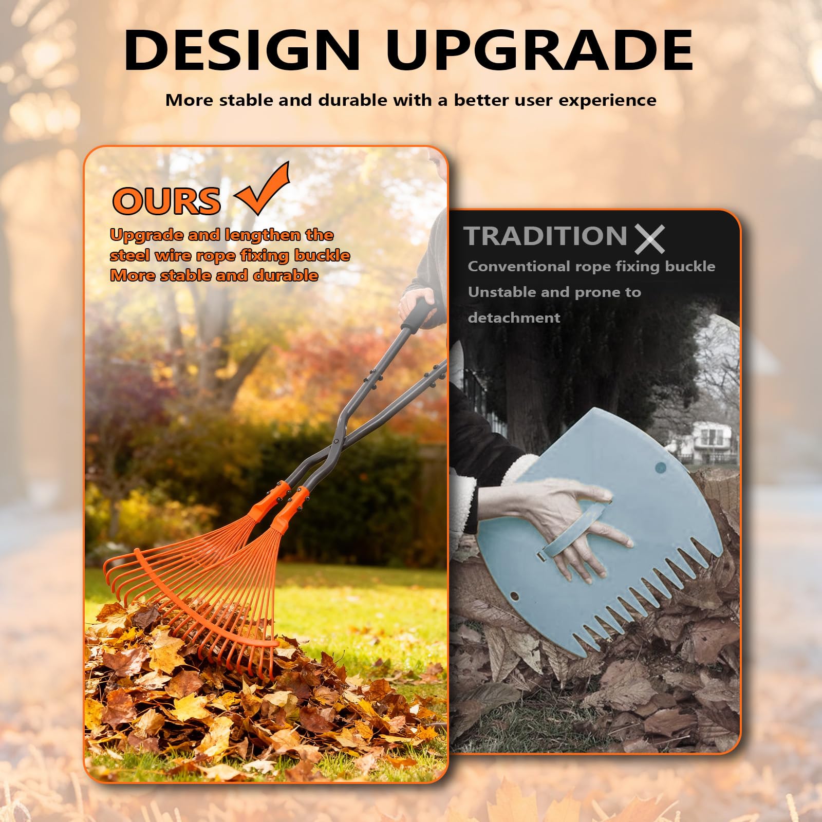 MUIEGUDO ergonomic handle detail providing comfortable grip benefit