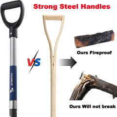 Mujocooker D-handle grip detail for two-handed control and reduced wrist strain