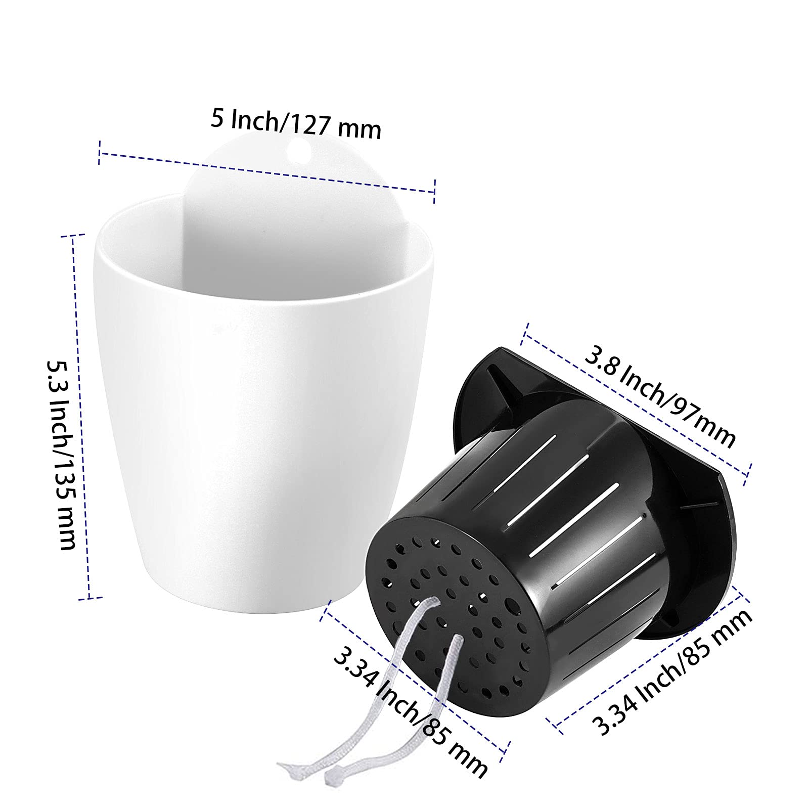 MUKCHAP inner pot closeup showing slotted design for better airflow and drainage