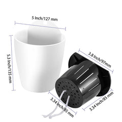 MUKCHAP inner pot closeup showing slotted design for better airflow and drainage