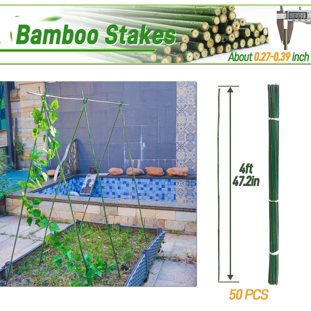 Mulctun stakes supporting tomato plant for stronger stems benefit