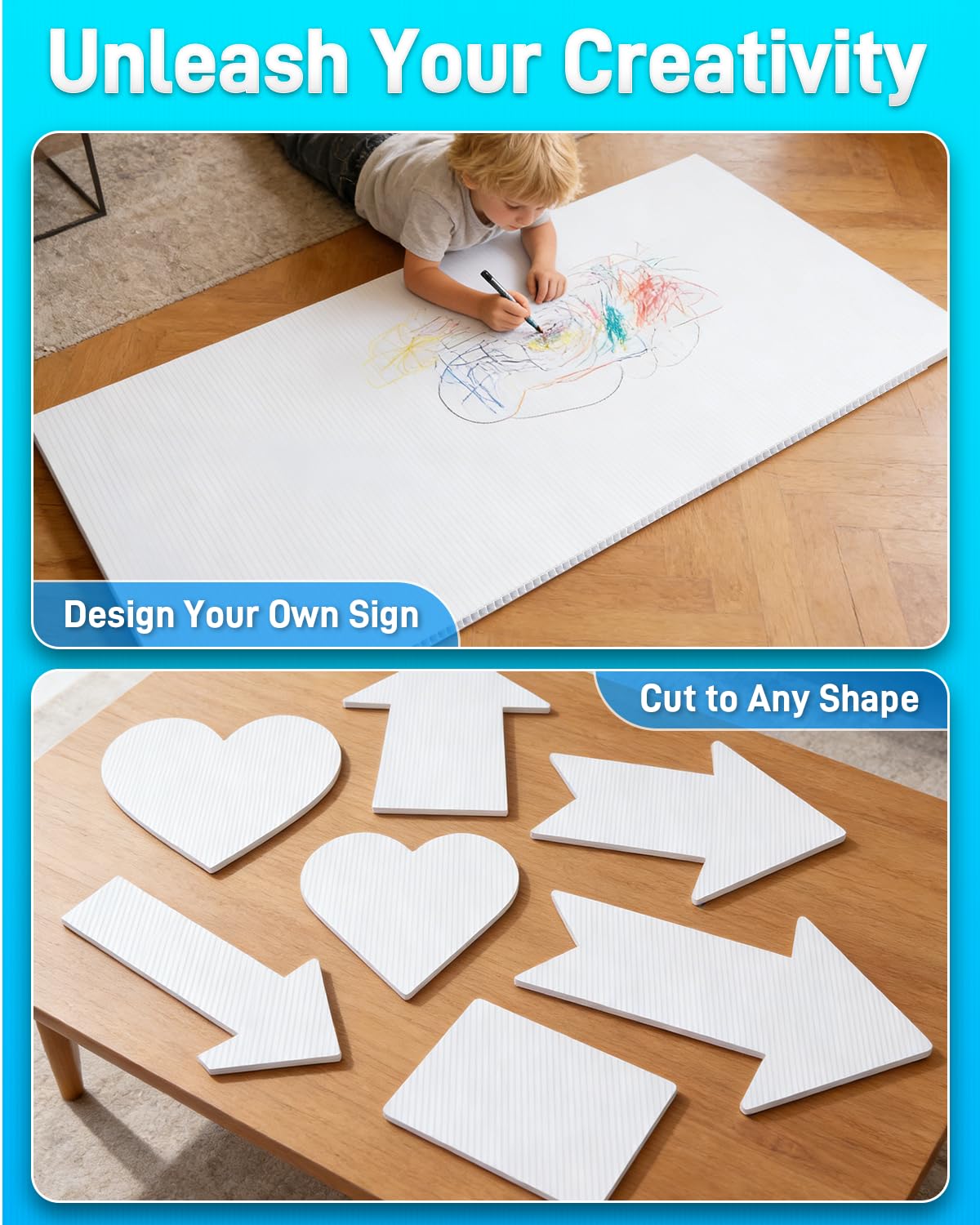 Mulctun sign beside ruler showing 24x36 scale for size reference and fit for large displays benefit