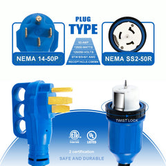 MULMART SS2-50R twist-lock receptacle close-up offering dependable locked connection