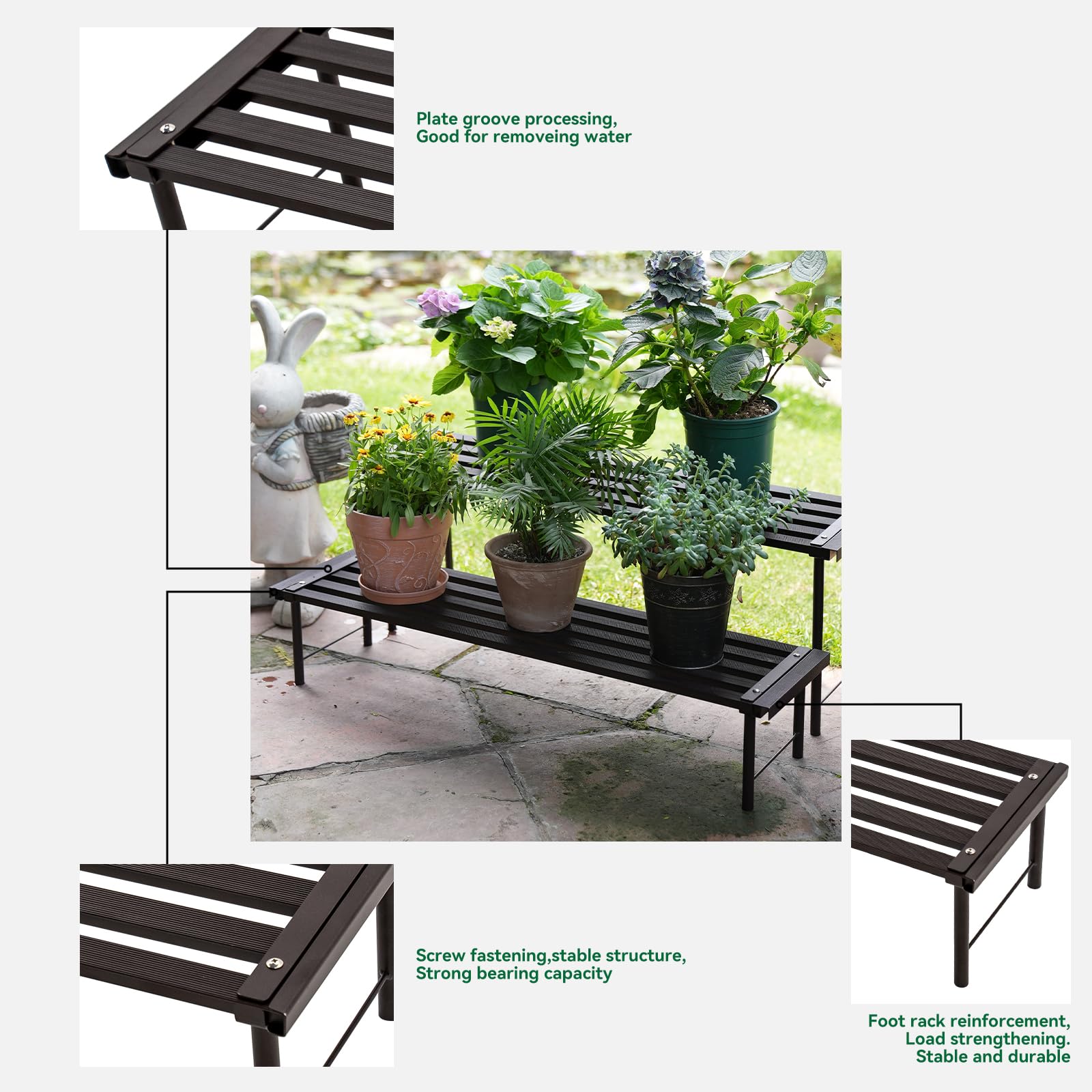 MultirackX product label and aluminum frame marking showing material quality benefit