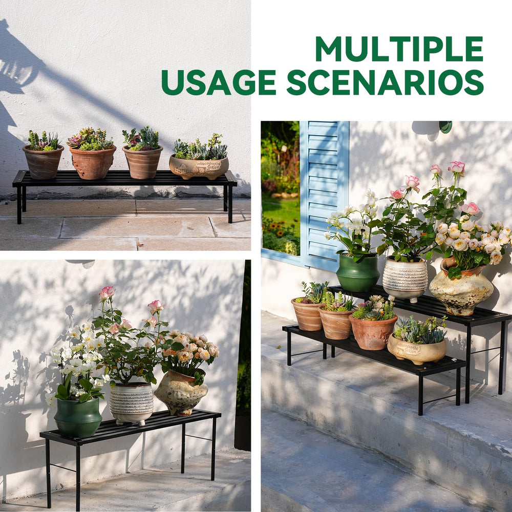 MultirackX in living room styling plants to enhance modern decor