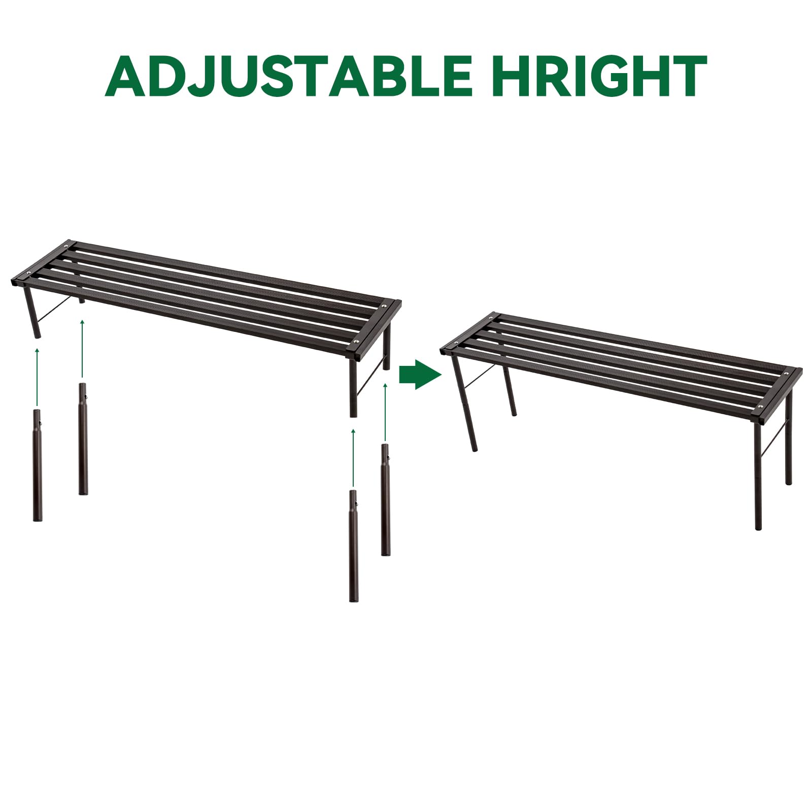 MultirackX side profile highlighting compact footprint ideal for small spaces