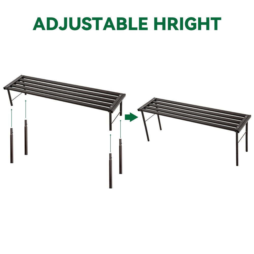 MultirackX side profile highlighting compact footprint ideal for small spaces
