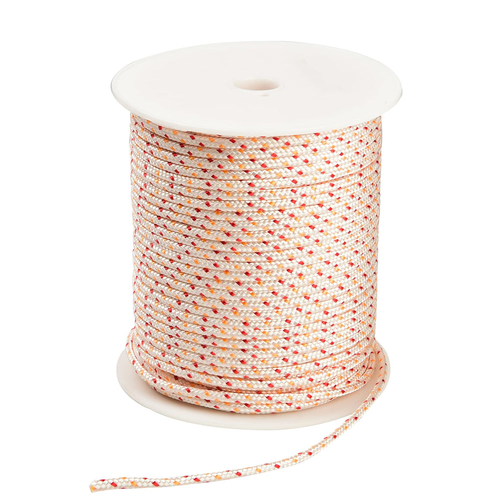 Multisland spool front view showing full 100m cord and advantage of spare length