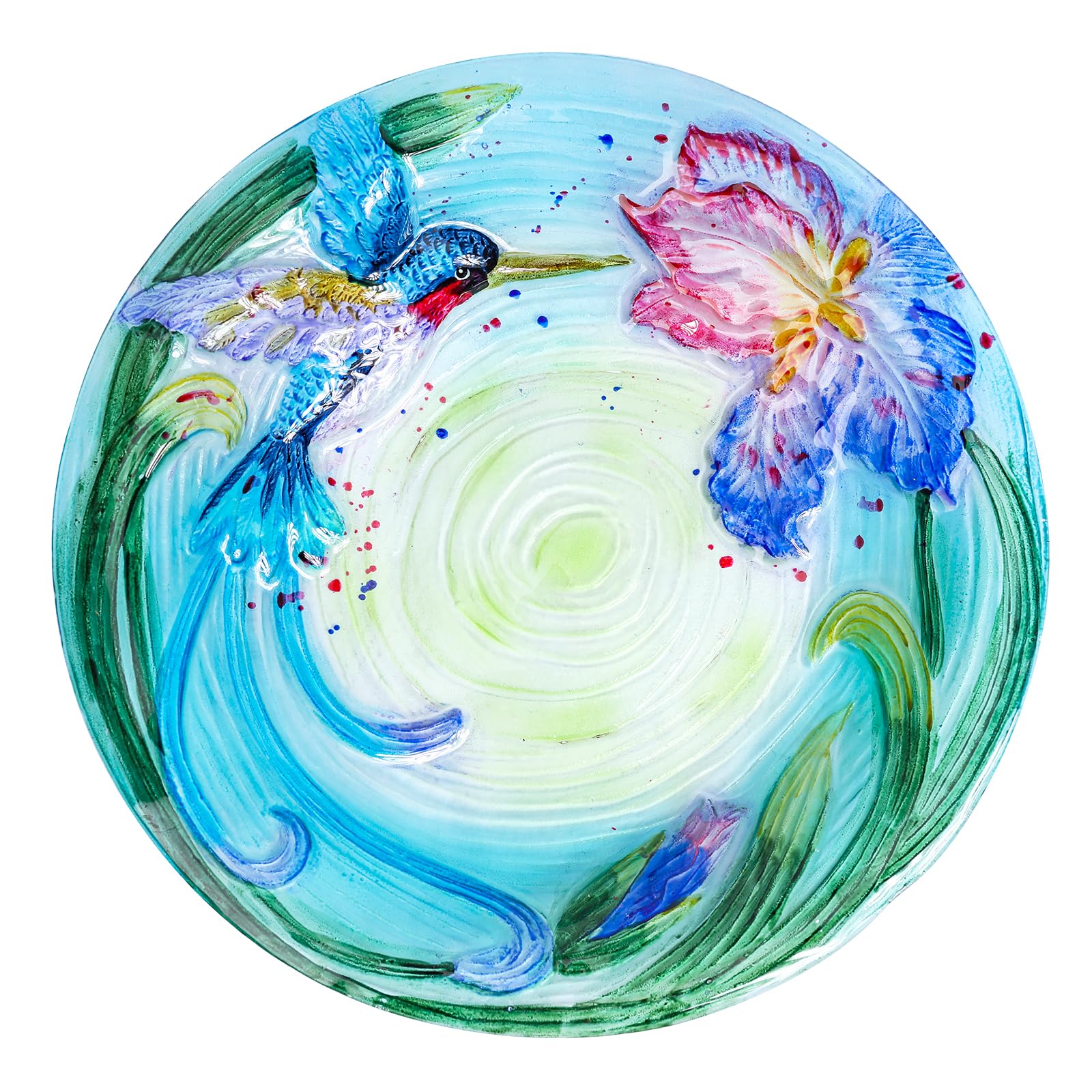 MUMTOP birdbath in garden lifestyle scene enhancing outdoor decor