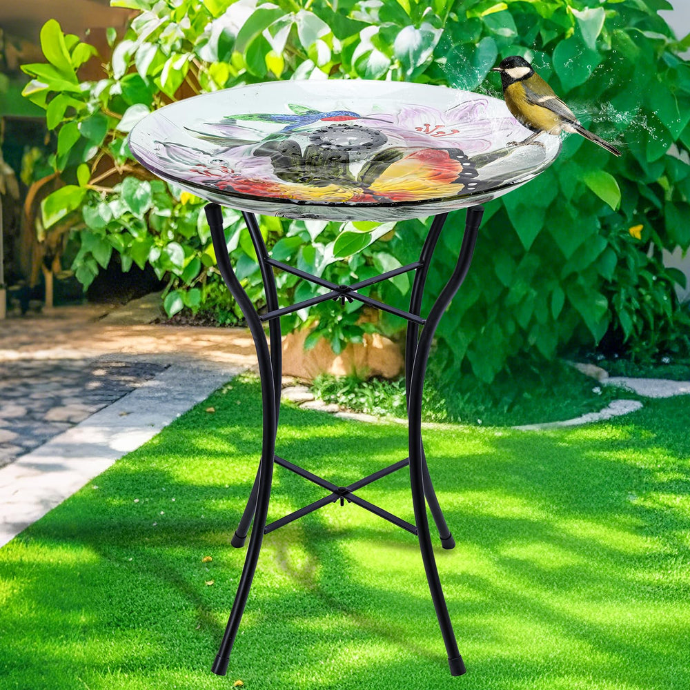 MUMTOP packaged bowl and stand laid out, includes components for quick assembly
