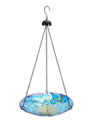 MUMTOP front view showing vivid peacock pattern and shallow bowl benefit