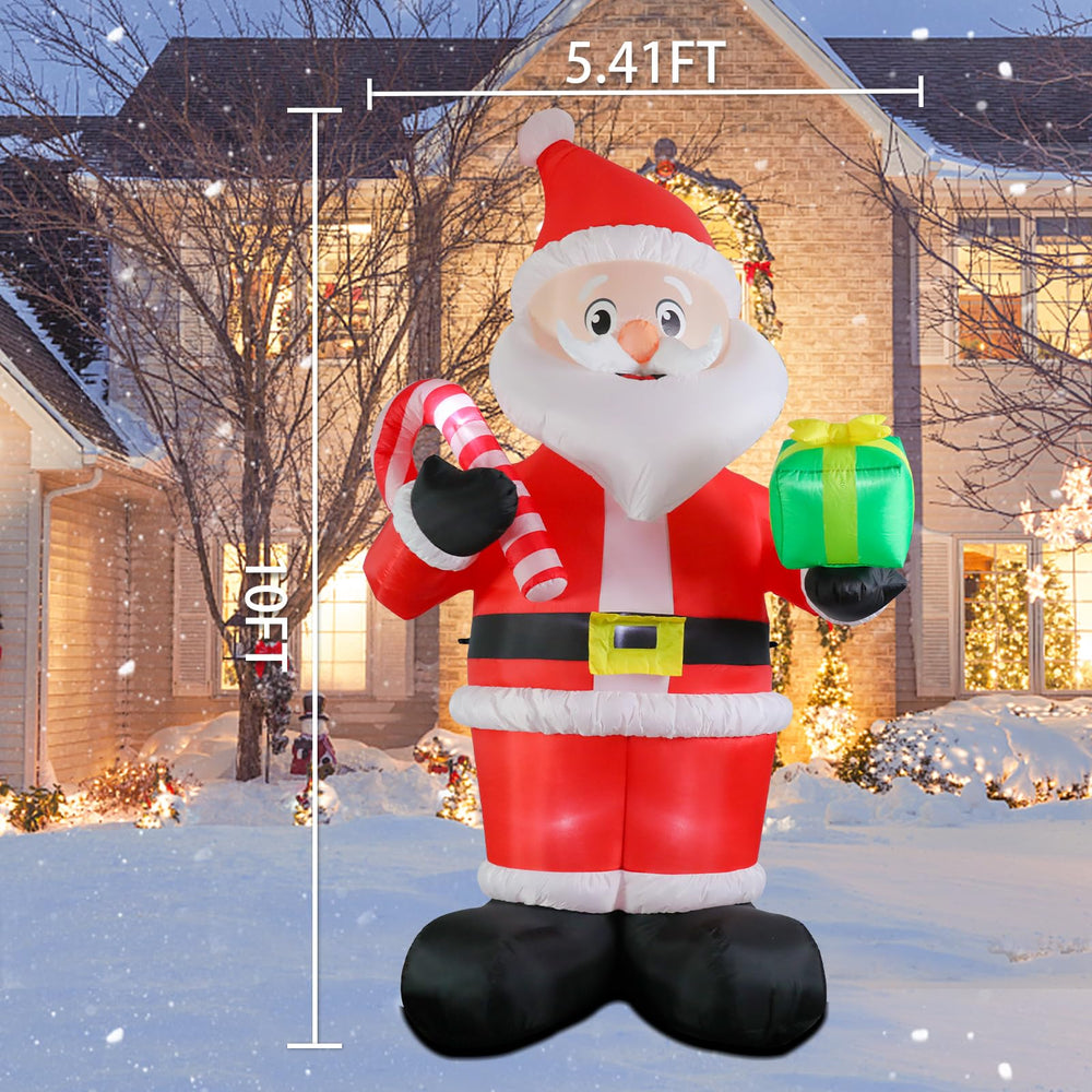 MUMTOP close-up of Santa face highlighting cheerful detail