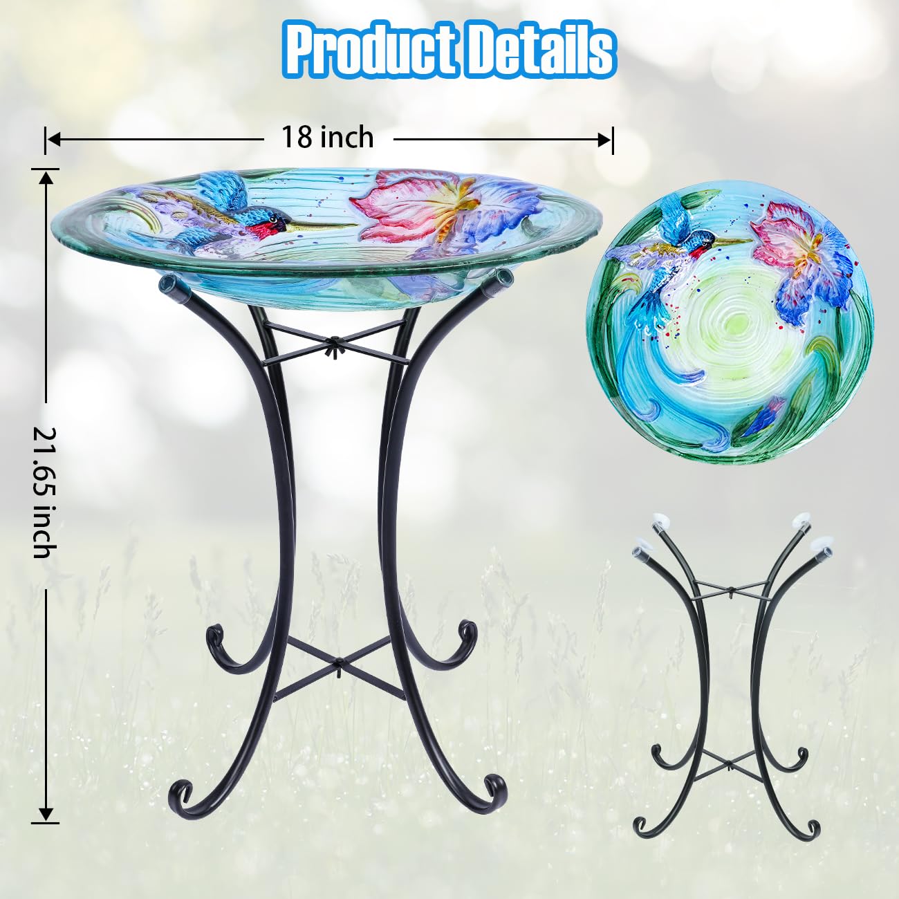 MUMTOP bowl filled with seeds illustrating dual feeder functionality