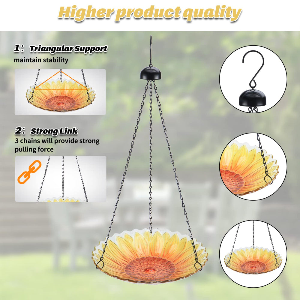 MUMTOP rust-resistant hanging chain detail showing secure outdoor hardware