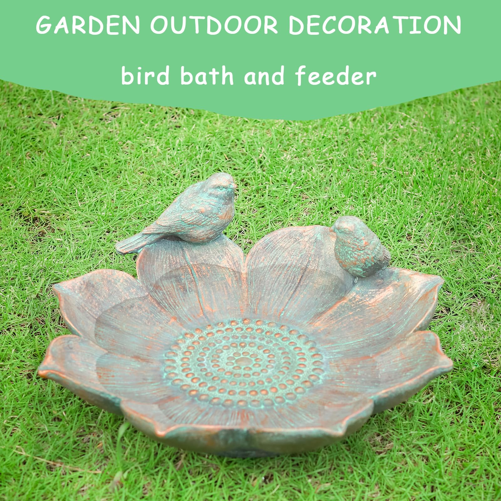 MUMTOP filled with bird seed signaling feeding option for wild birds