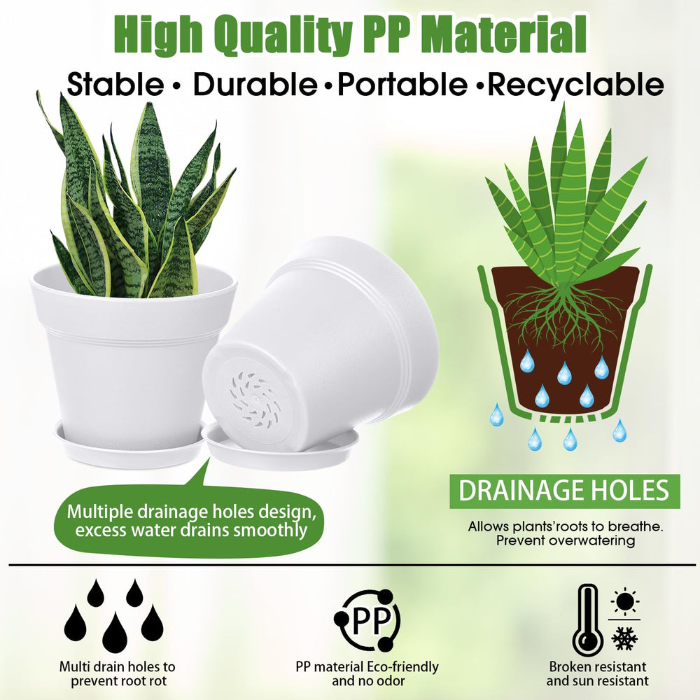 Mumufy pot and matching saucer side profile, stable base and clean water catch for surfaces