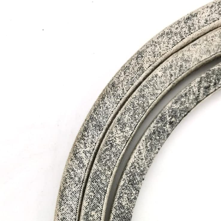 MUMUTIPS belt next to measuring tape showing 182.5" length and accurate OEM-dimension benefit