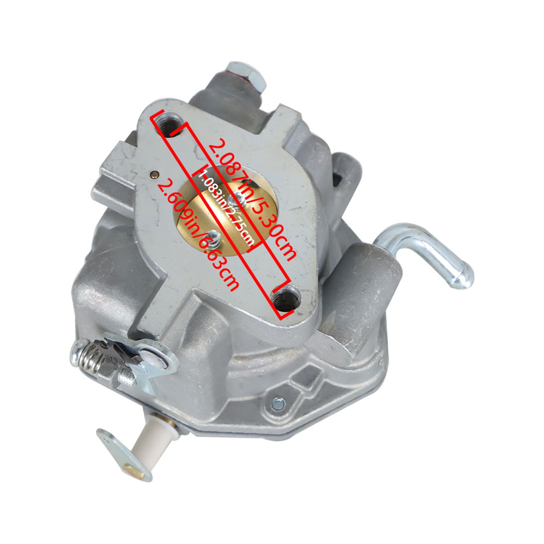 munirater carburetor installed on Vanguard engine demonstrating correct fit