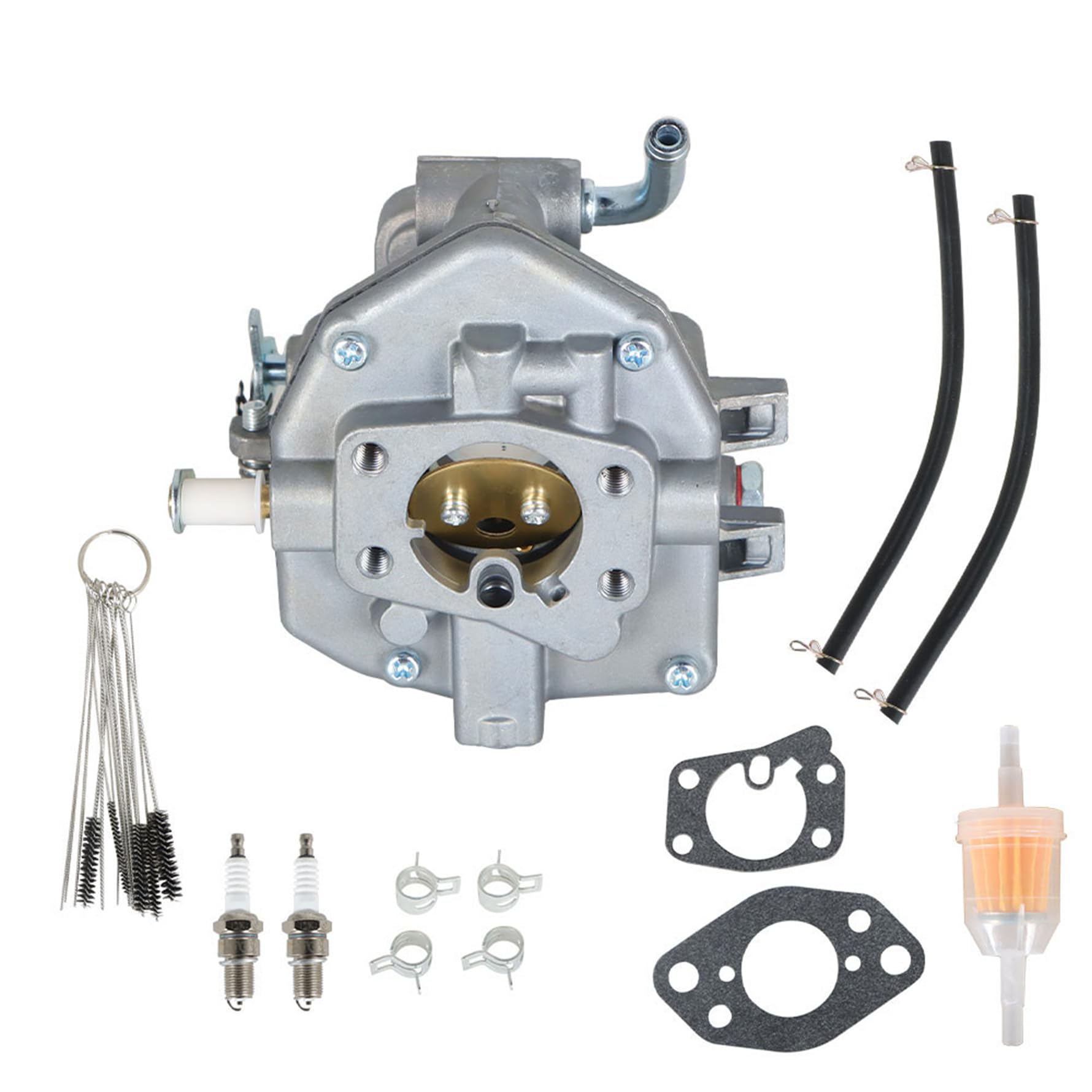 munirater packaged carburetor kit laid out showing included parts for convenience