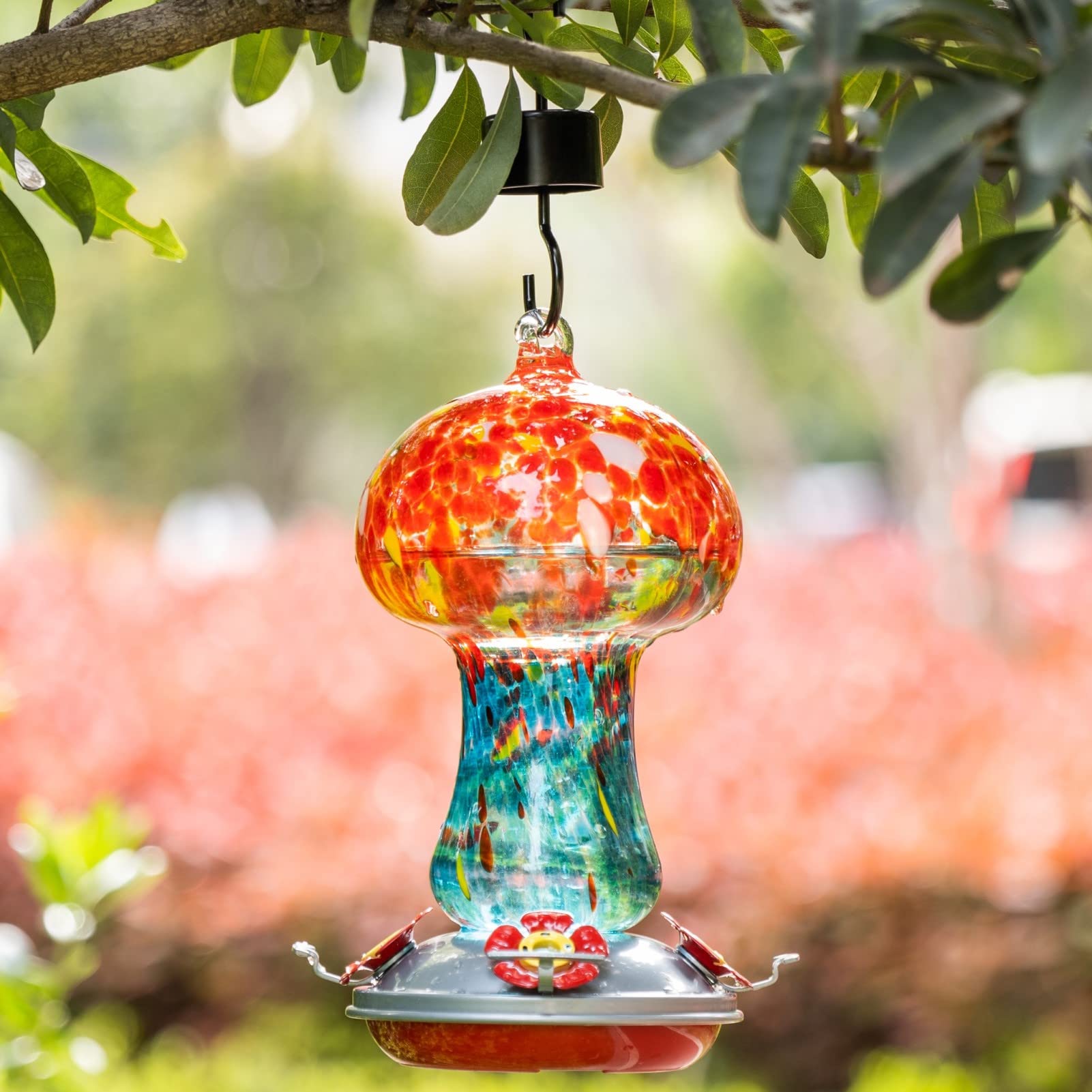 Muse Garden close-up of blown glass texture highlighting handcrafted uniqueness and beauty