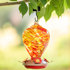 Muse Garden closeup showing glass bubbles and unique handmade charm benefit