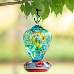 Muse Garden close-up of blown glass texture highlighting handcrafted uniqueness