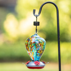 Muse Garden blown glass close-up showing texture and recycled-material character
