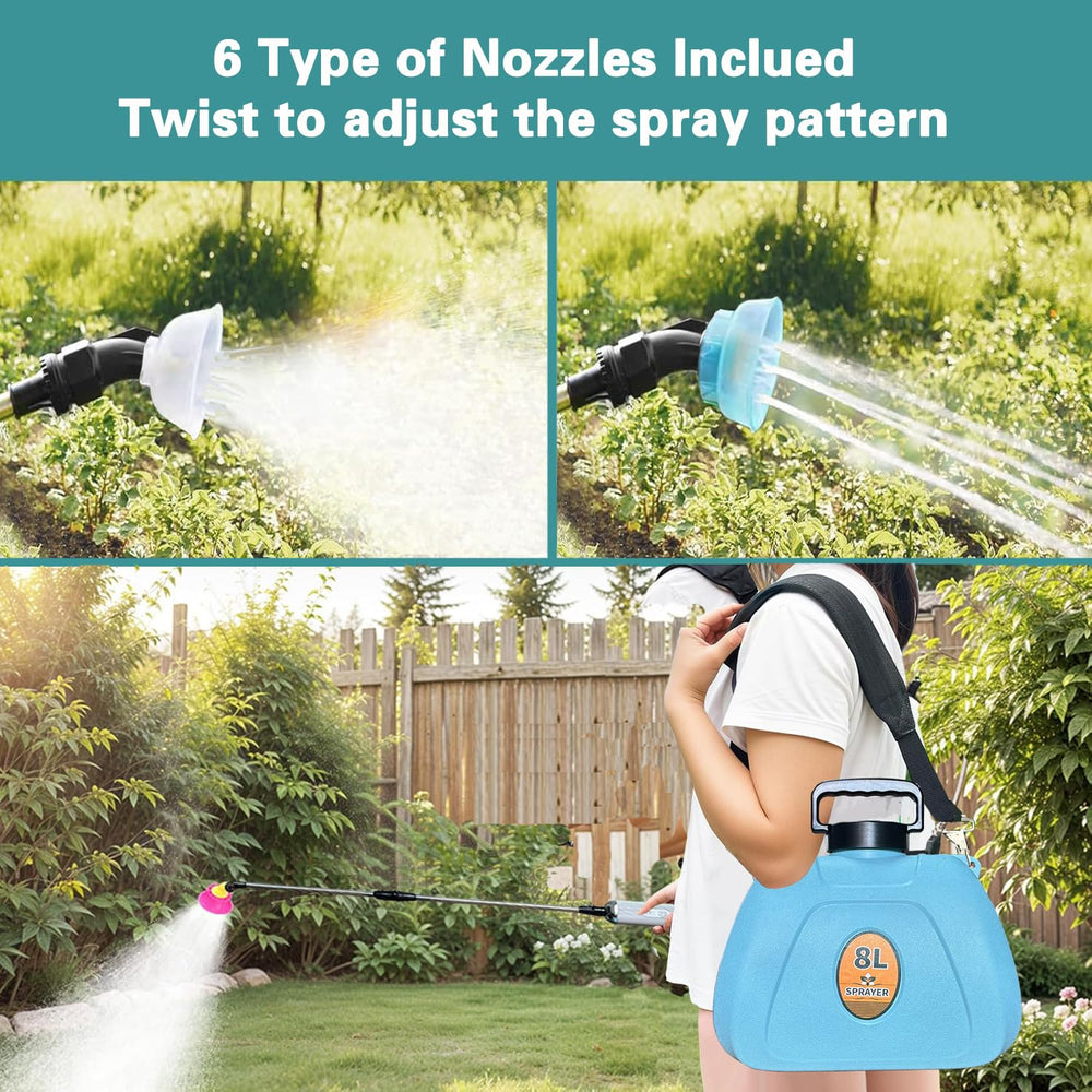 MusuInt close-up of nozzle producing fine mist for even plant coverage