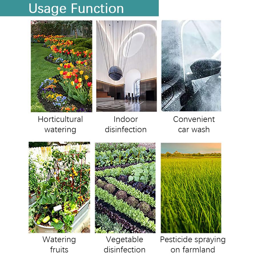 MusuInt sprayer in garden scene demonstrating efficient application on plants