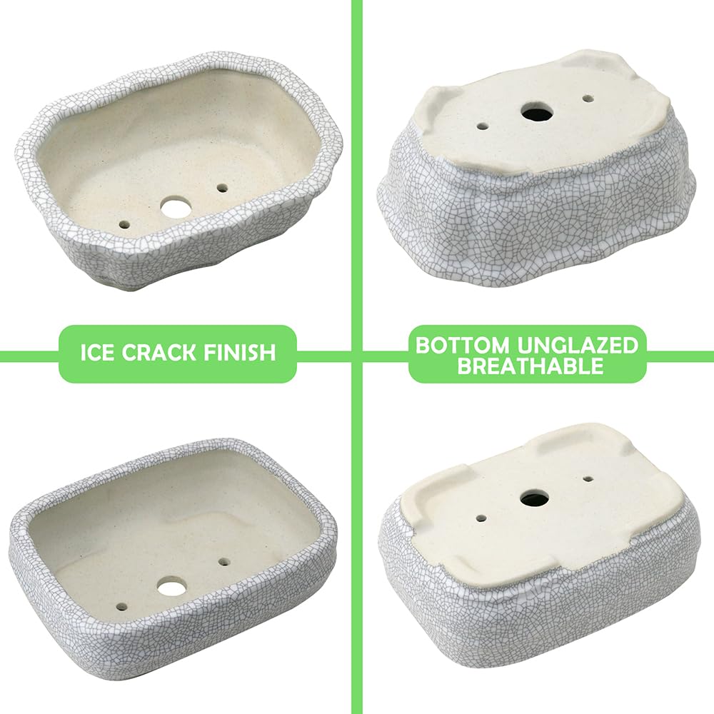 MUZHI underside showing three drainage holes and raised feet for improved airflow and drainage